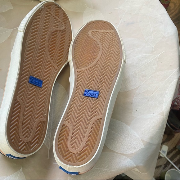 Keds Jump Kick Palm Tree Canvas Slip-Ons. Size 10 - Picture 3 of 3